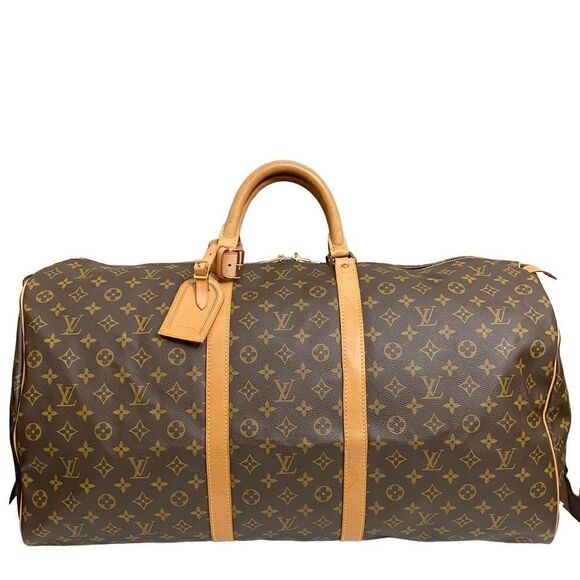 LOUIS VUITTON Monogram Keepall 55 Travel Bag 🧳 LV 29 - Picture 1 of 17